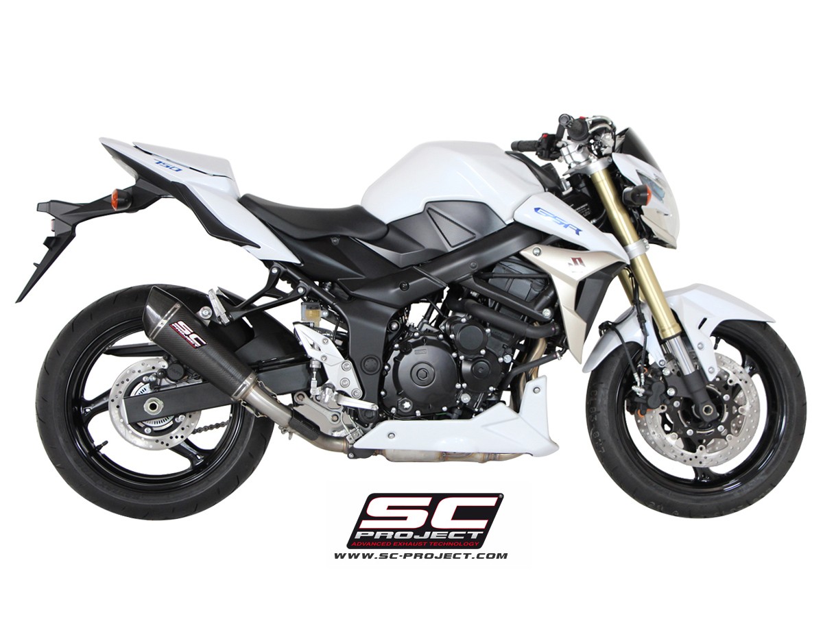 SC-Project Conic Slip On - Suzuki GSR750 2015-2016