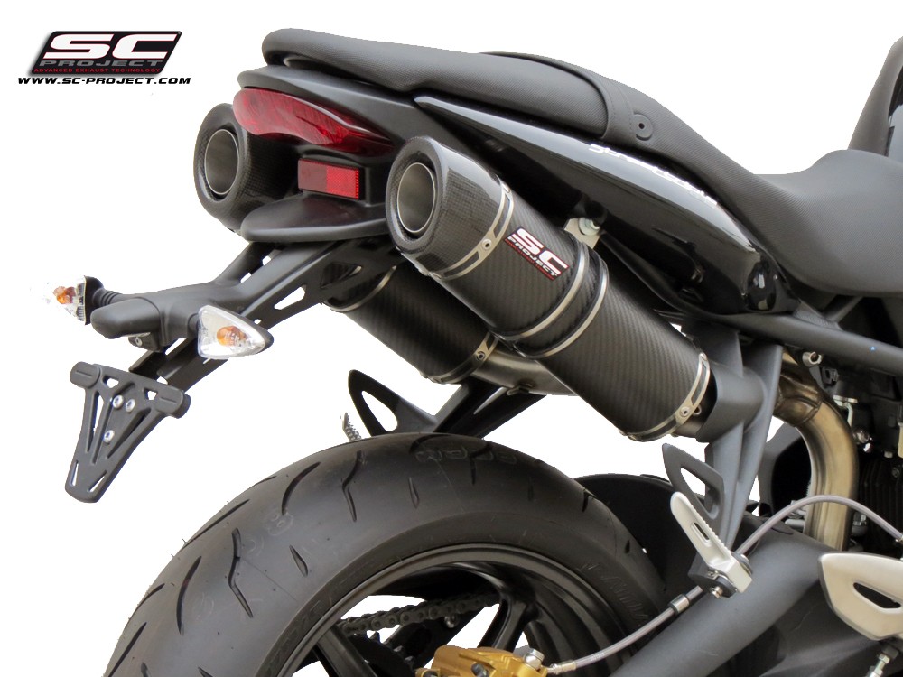 SC-Project Dual GP-Tech Slip Ons Triumph Street Triple / R 2007-2012 SC-Project Dual GP-Tech Slip Ons Triumph Street Triple / R 2007-2012