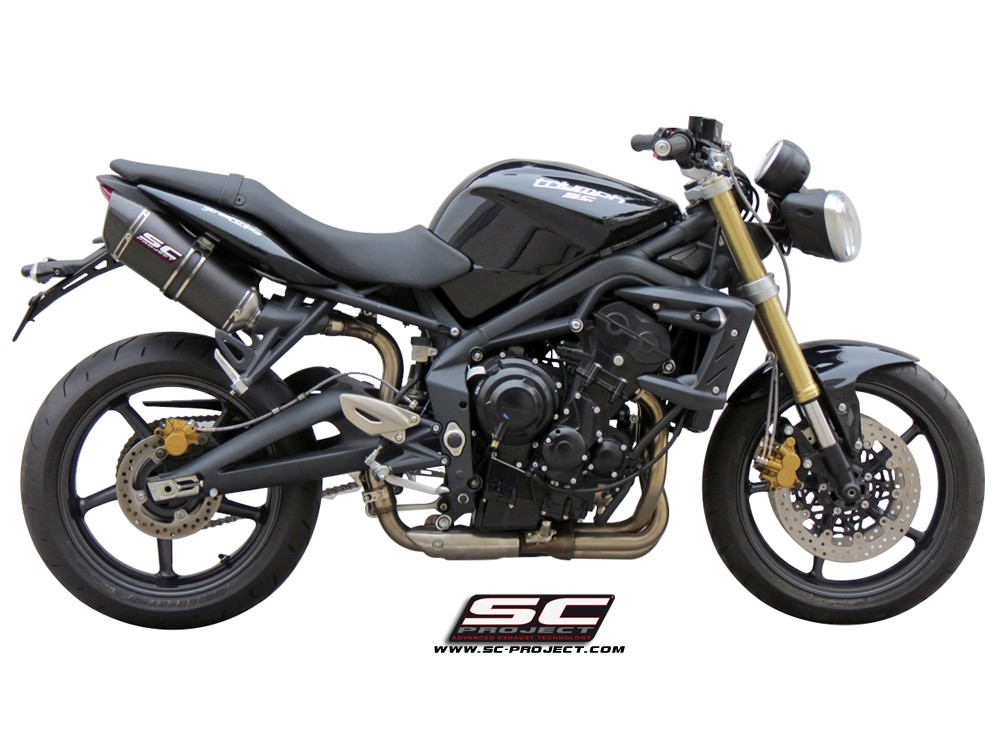SC-Project Dual Oval Slip Ons Triumph Street Triple / R  2007-2012