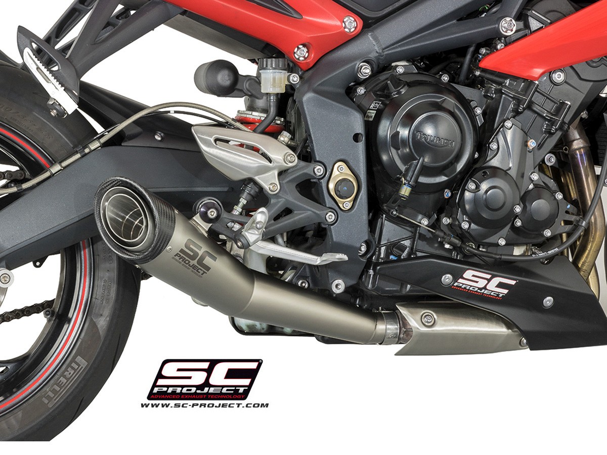 SC-Project S1 Conic Slip On Triumph Street Triple / R / RX 2013-2016 SC-Project S1 Conic Slip On Triumph Street Triple / R / RX 2013-2016