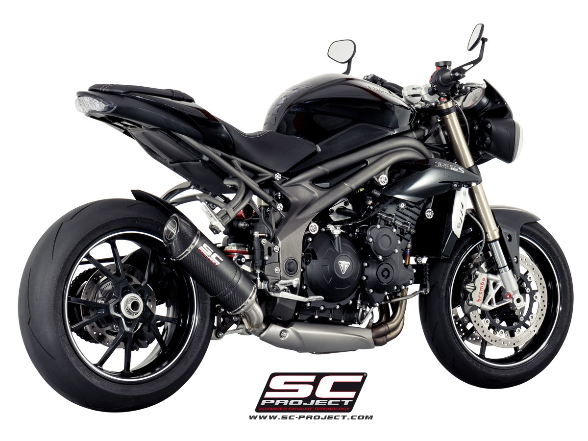 SC-Project Oval Low Mount Slip On (Single Muffler) Triumph Speed Triple R 2016-2018 SC-Project Oval Low Mount Slip On (Single Muffler) Triumph Speed Triple R 2016-2018