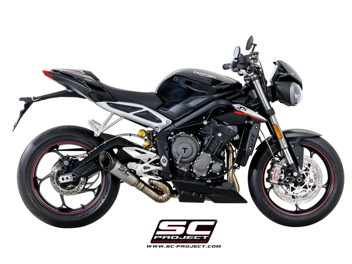 SC-Project S1 Slip-On Triumph Street Triple 765 R  / S / RS  (2017-2023)