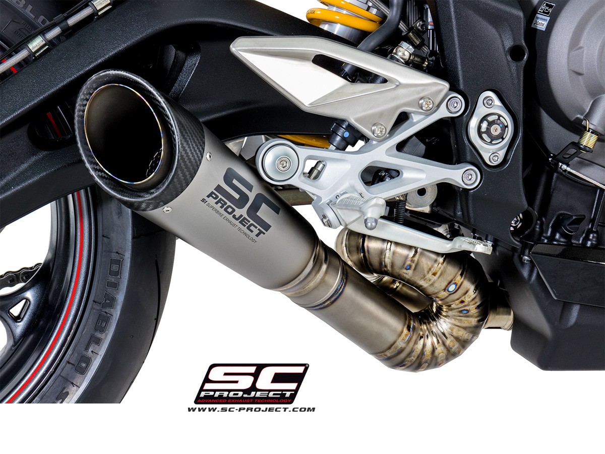 SC-Project S1 Slip-On Triumph Street Triple 765 R / S / RS (2017-2023) SC-Project S1 Slip-On Triumph Street Triple 765 R / S / RS (2017-2023)