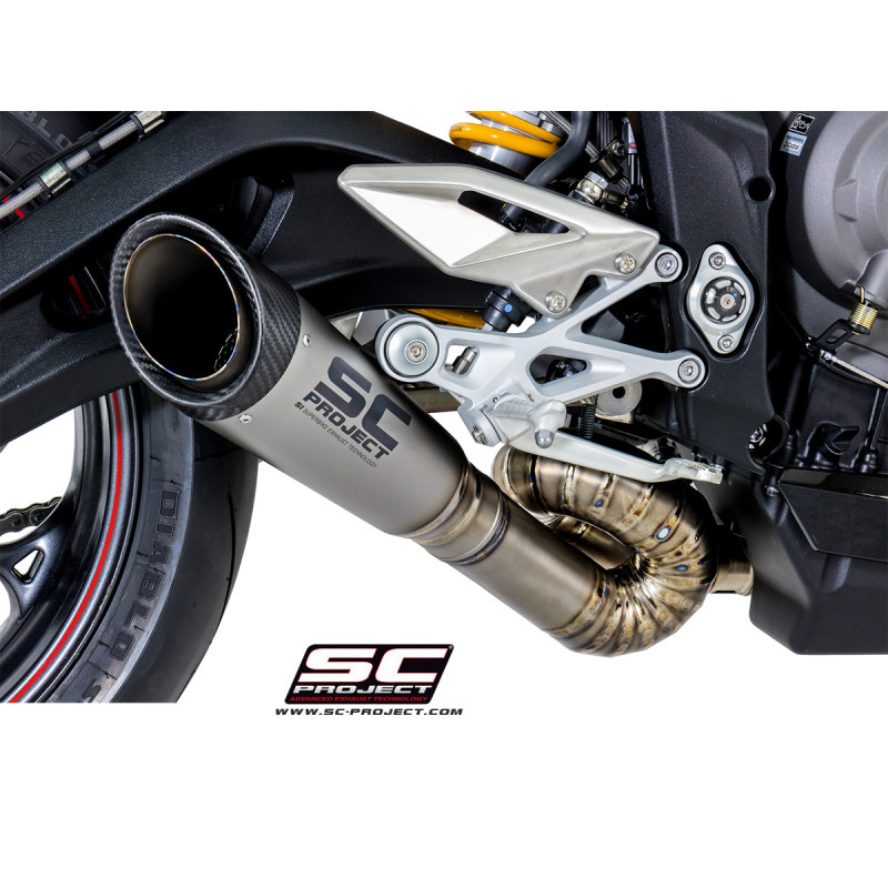 SC-Project S1 Slip-On Triumph Street Triple 765 R / S / RS (2017-2023) SC-Project S1 Slip-On Triumph Street Triple 765 R / S / RS (2017-2023)