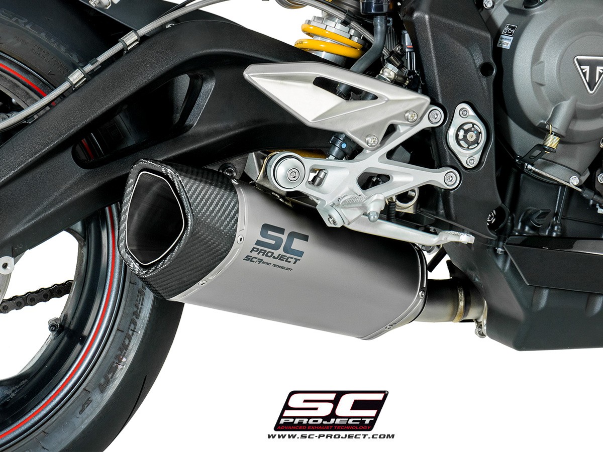SC-Project SC1-R Slip On Triumph Street Triple 765 R / S / RS 2017-2023 SC-Project SC1-R Slip On Triumph Street Triple 765 R / S / RS 2017-2023