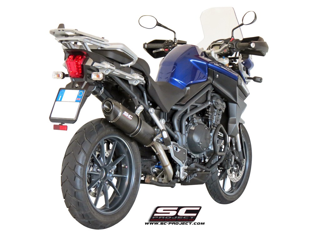 SC-Project Oval High Mount Slip On Triumph Explorer 1200 2011-2016 SC-Project Oval High Mount Slip On Triumph Explorer 1200 2011-2016