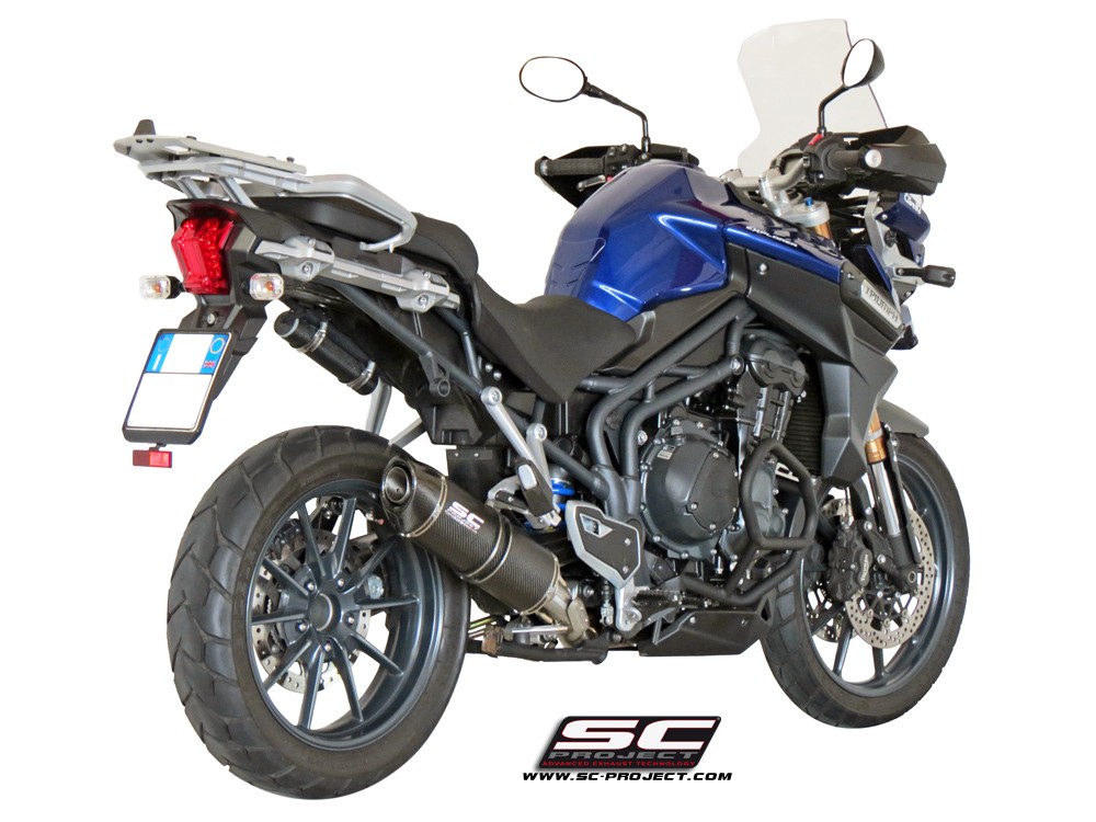 SC-Project Oval Low Mount Slip On Triumph Explorer 1200 / XC 2011-2016 SC-Project Oval Low Mount Slip On Triumph Explorer 1200 / XC 2011-2016