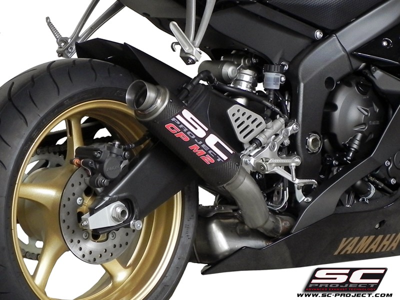 SC-Project GP M2 Slip On High Mount 2006-2016 Yamaha YZF-R6