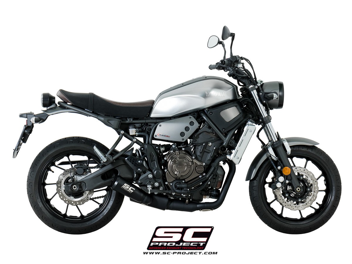 SC-Project Black Conic "70s Style"  Full System 2016-2018 Yamaha  XSR700