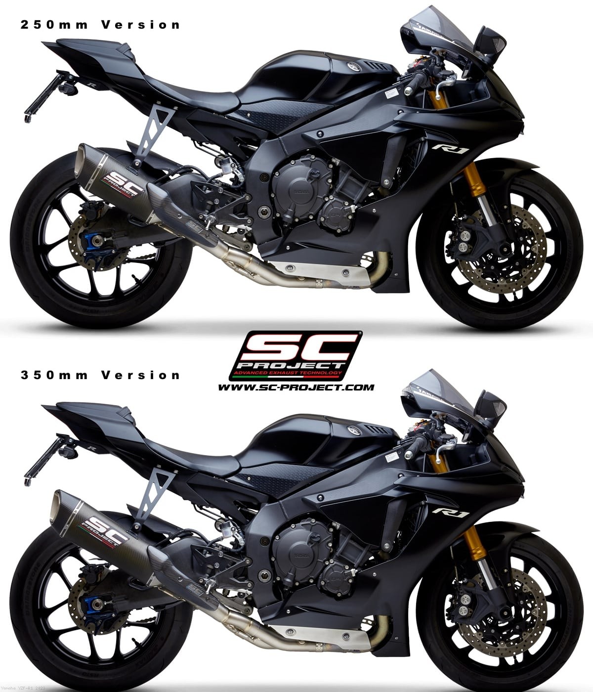 SC-Project SC1-R Titanium Slip On - Yamaha R1 / R1M (2015-2023)
