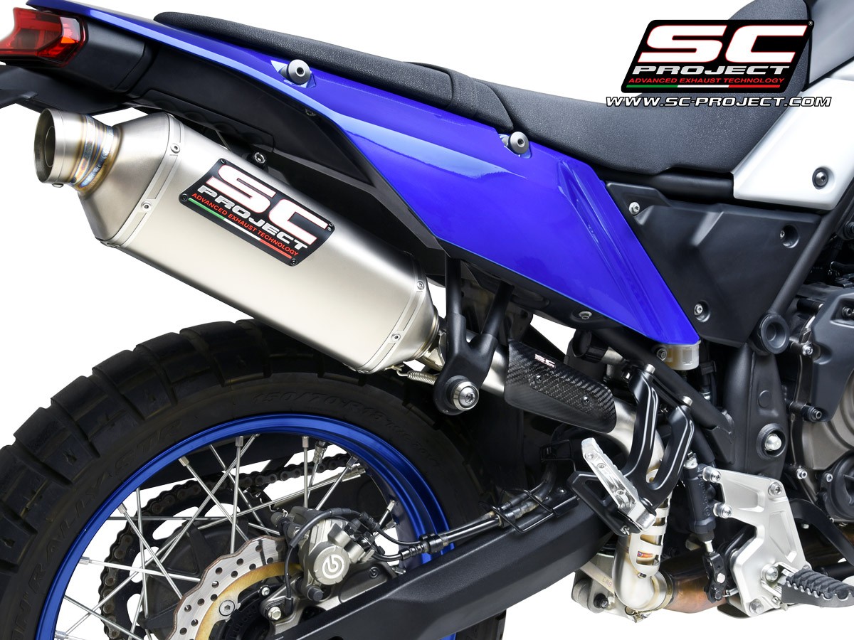 SC-Project Rally Raid RACE Titanium Slip-On Exhaust | Yamaha Tenere 700 (2019-2023)