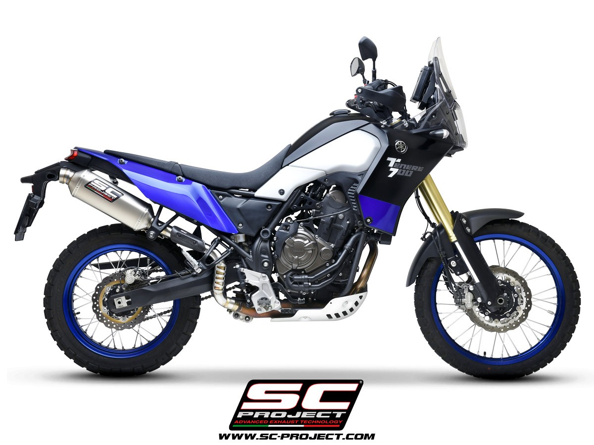 SC-Project Rally Raid RACE Titanium Slip-On Exhaust | Yamaha Tenere 700 (2019-2023)