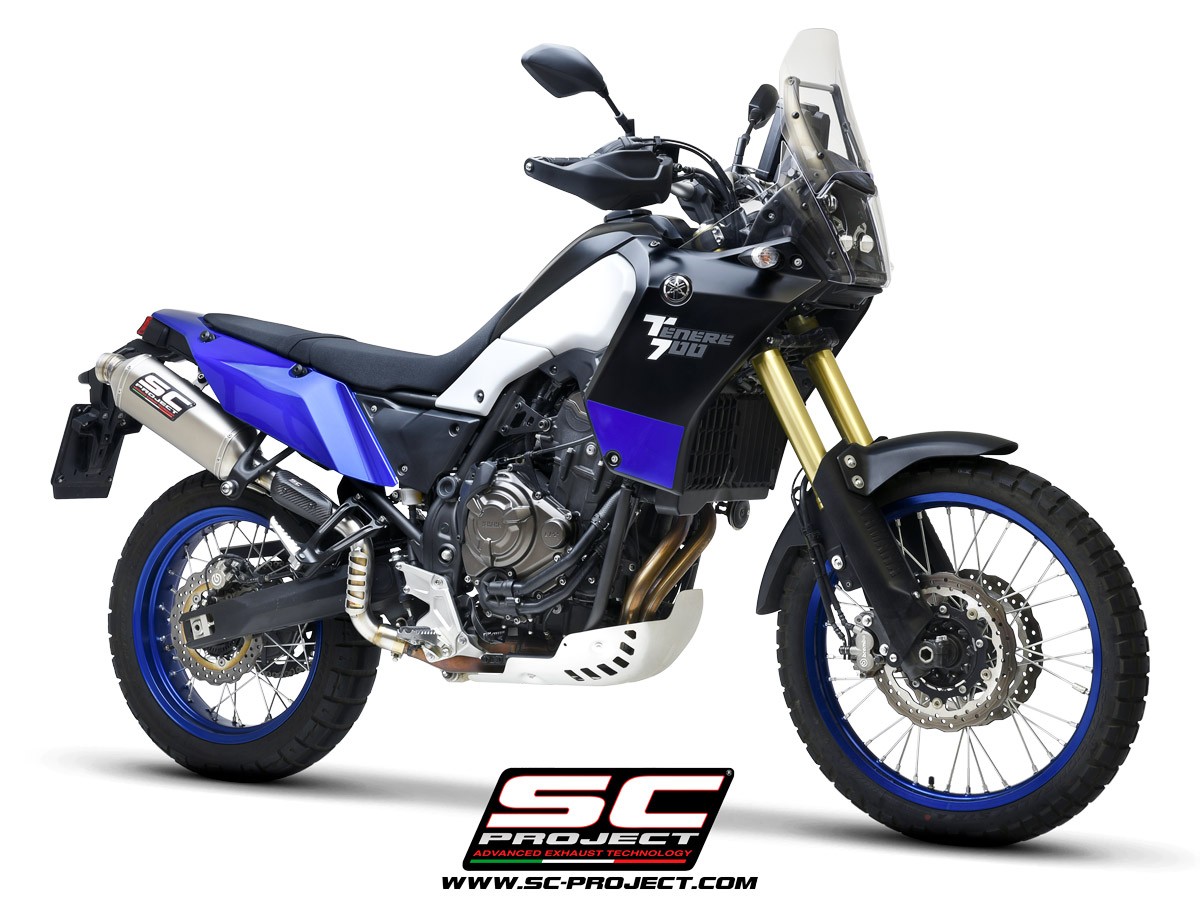 SC-Project Rally Raid RACE Titanium Slip-On Exhaust | Yamaha Tenere 700 (2019-2023)