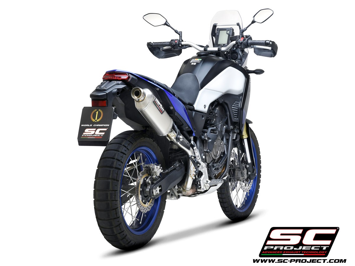 SC-Project Rally Raid RACE Titanium Slip-On Exhaust | Yamaha Tenere 700 (2019-2023)