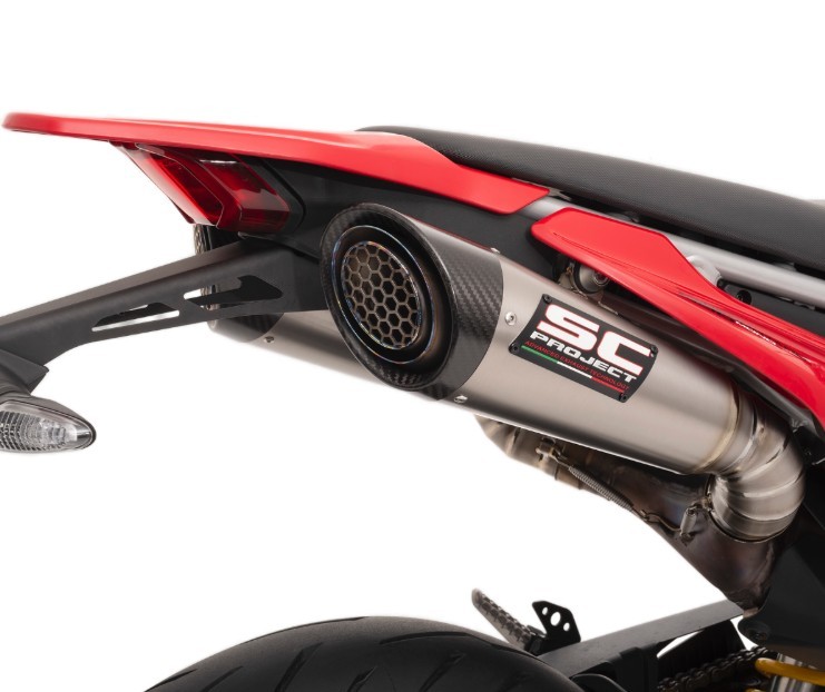 SC-Project S1 Slip On Exhaust w/ Midpipe | Ducati Hypermotard 698 Mono / RVE (2024-2025)