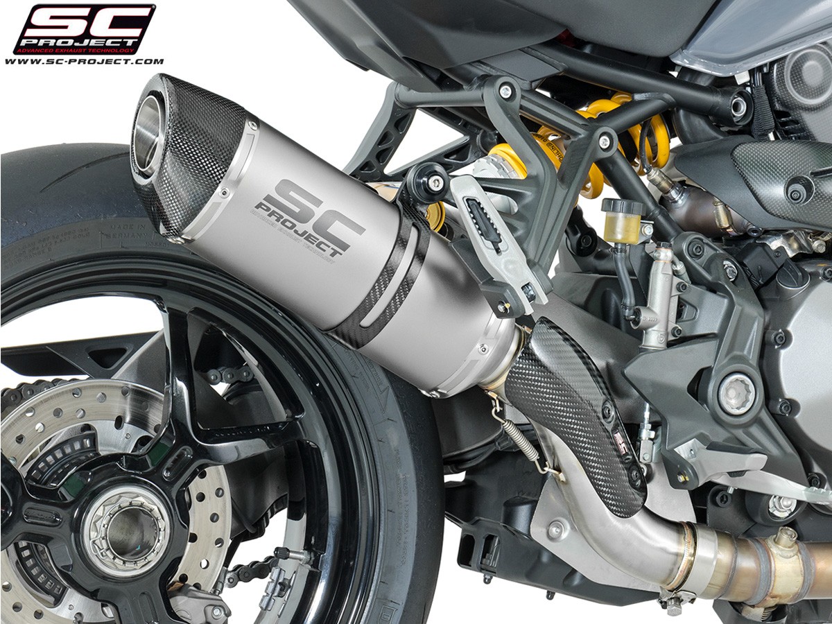 Sc Project Ducati Monster 1200s 17 18 Oval Slip On Exhaust D24