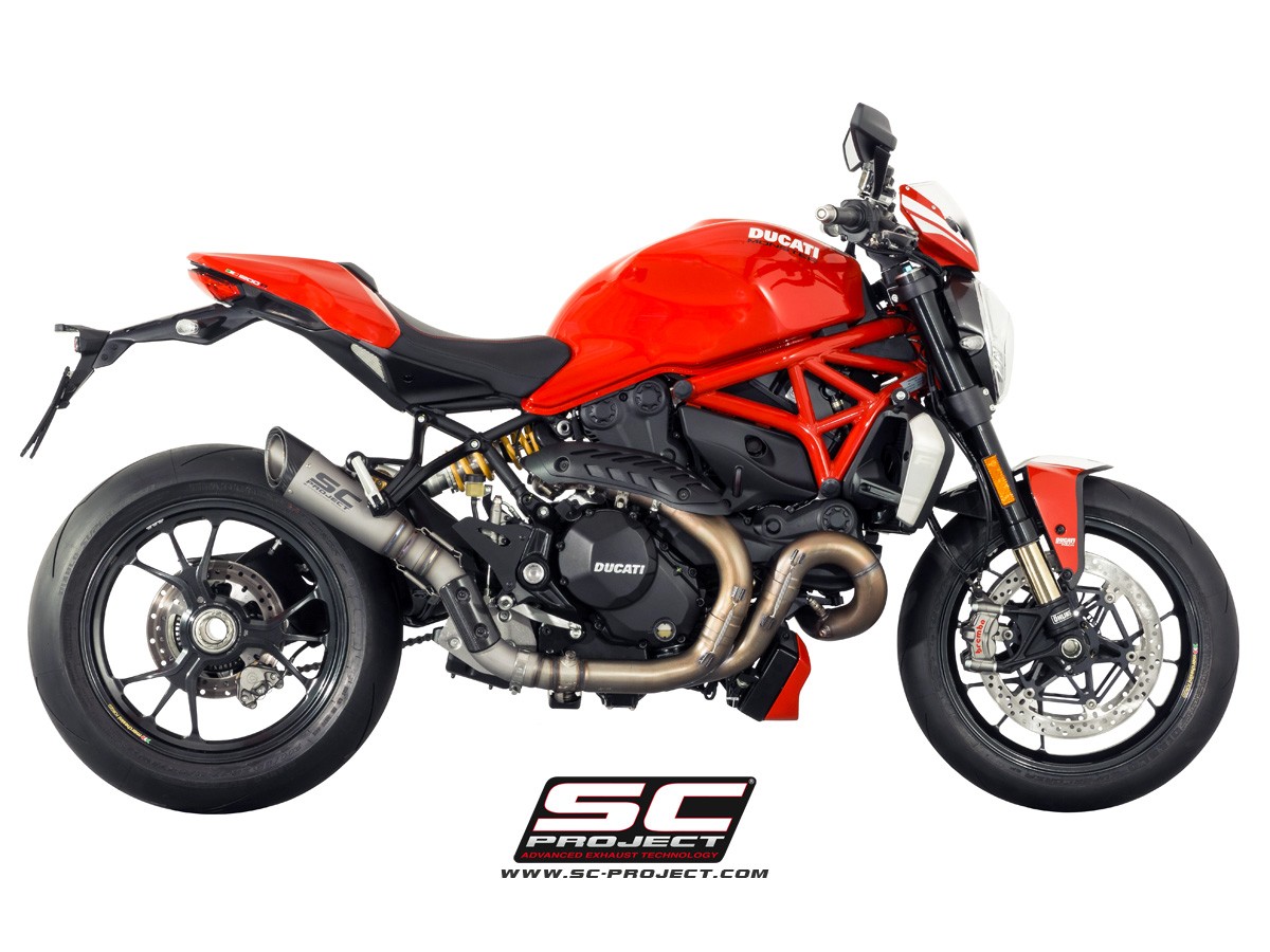 SC-Project Ducati Monster 1200 (17-18) & 1200R (16-18) S1 Slip On Exhaust
