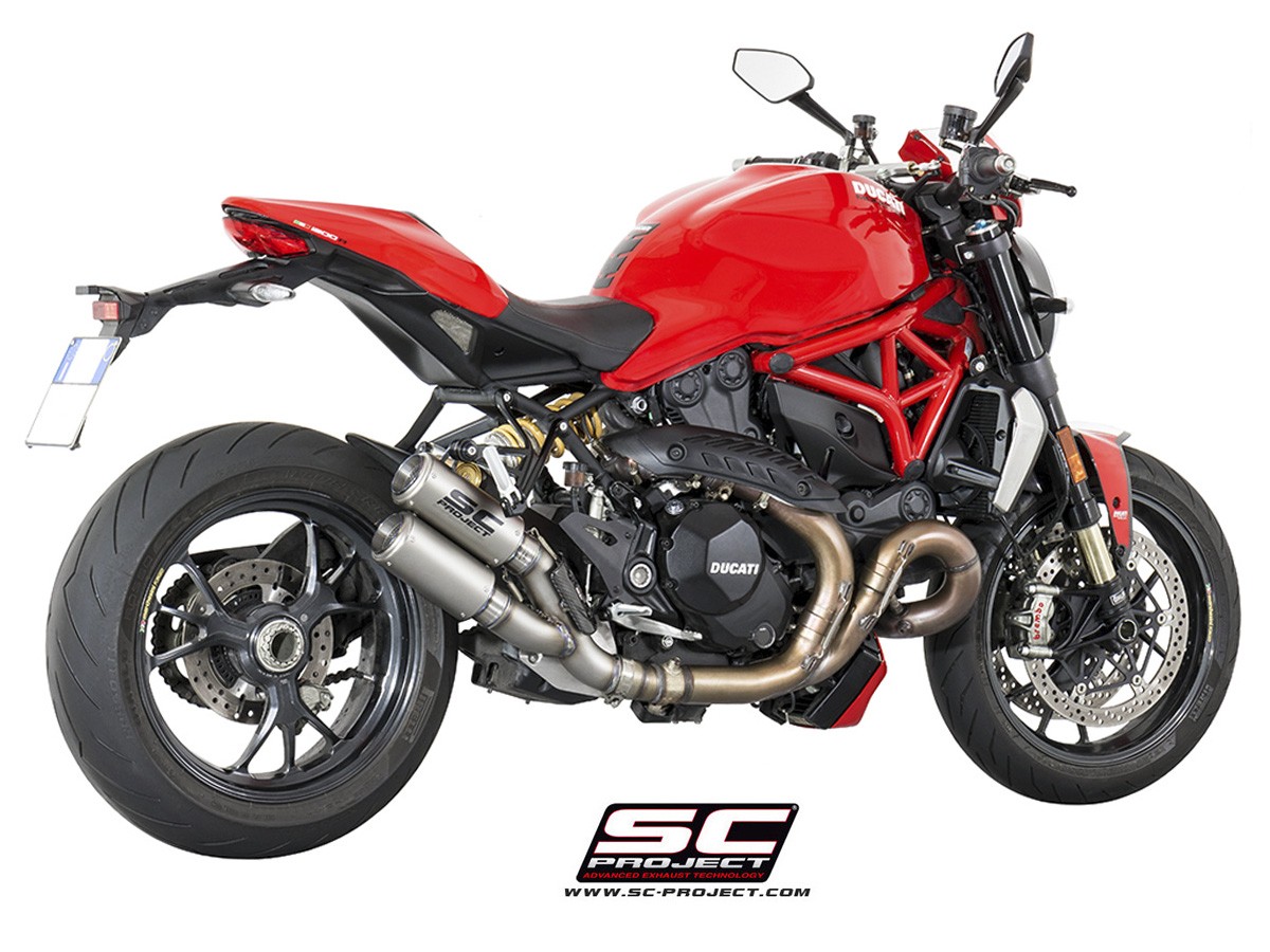 SC-Project Ducati Monster 1200 (17-18) & 1200R (16-18) Dual CR-T Slip On Exhaust