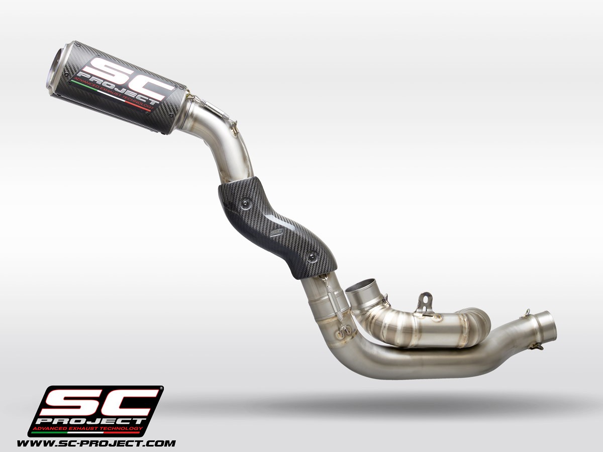 SC-Project CR-T Titanium Half System Exhaust - Ducati Panigale V4 / V4 S (2018-21) V4 Speciale (2018-2019)