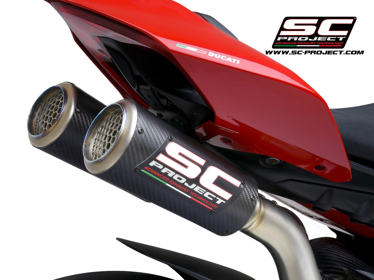 SC-Project CR-T Titanium Half System Exhaust - Ducati Panigale V4 / V4 S (2018-21) V4 Speciale (2018-2019)