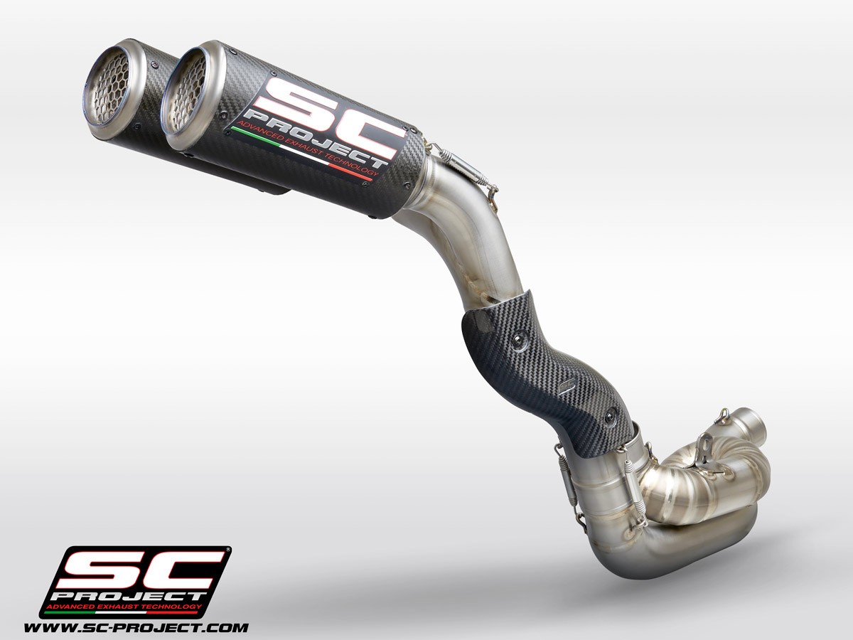 SC-Project CR-T Titanium Half System Exhaust - Ducati Panigale V4 / V4 S (2018-21) V4 Speciale (2018-2019)