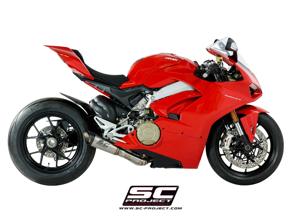 SC-Project Ducati Panigale V4 / V4S S1 2 into 1 Exhaust System