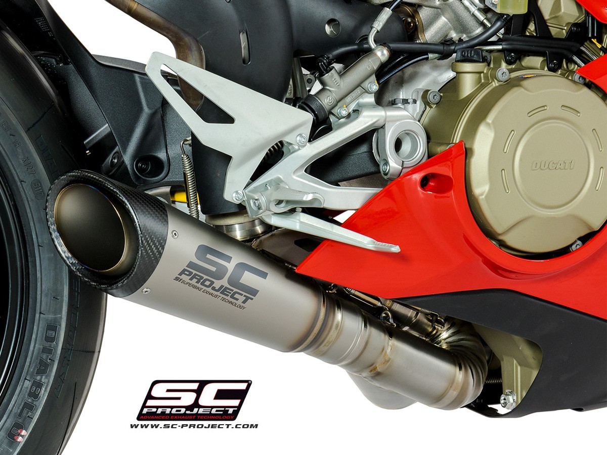 SC-Project Ducati Panigale V4 / V4S S1 2 into 1 Exhaust System
