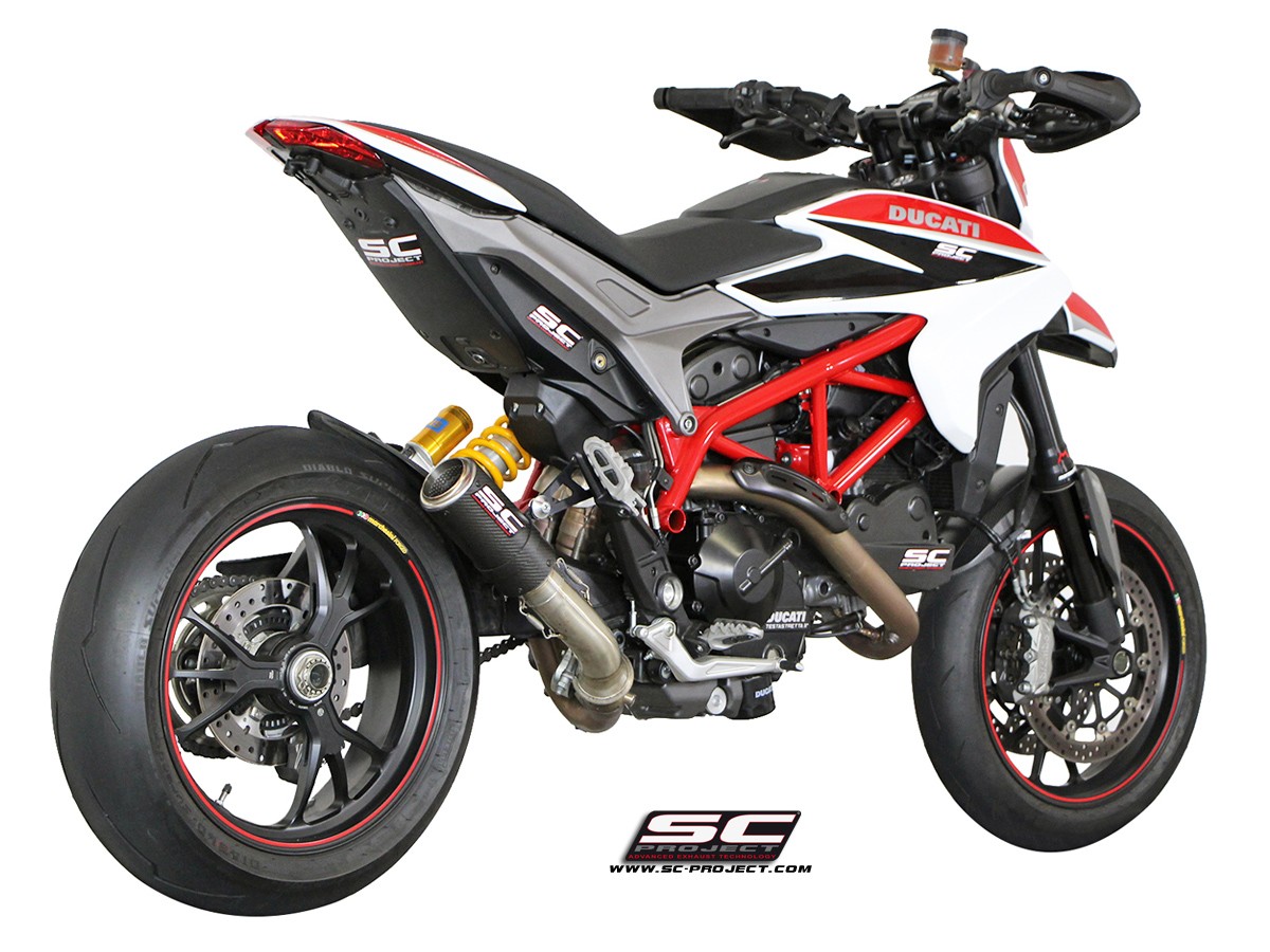 SC-Project CR-T Slip On - Ducati Hypermotard 821 / SP (13-15), Hypermotard 939 / SP (16-18), Hyperstrada (13-17)