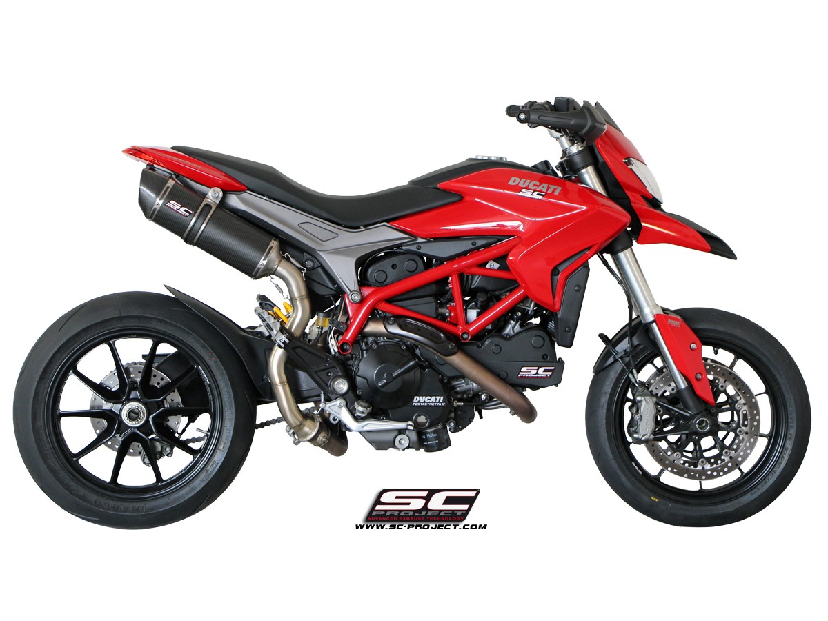 SC-Project Oval High Mount Slip On - Ducati Hypermotard 821 / SP (13-15), Hypermotard 939 / SP (16-18), Hyperstrada (13-15)