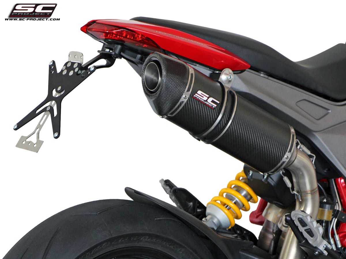 SC-Project Oval High Mount Slip On - Ducati Hypermotard 821 / SP (13-15), Hypermotard 939 / SP (16-18), Hyperstrada (13-15)