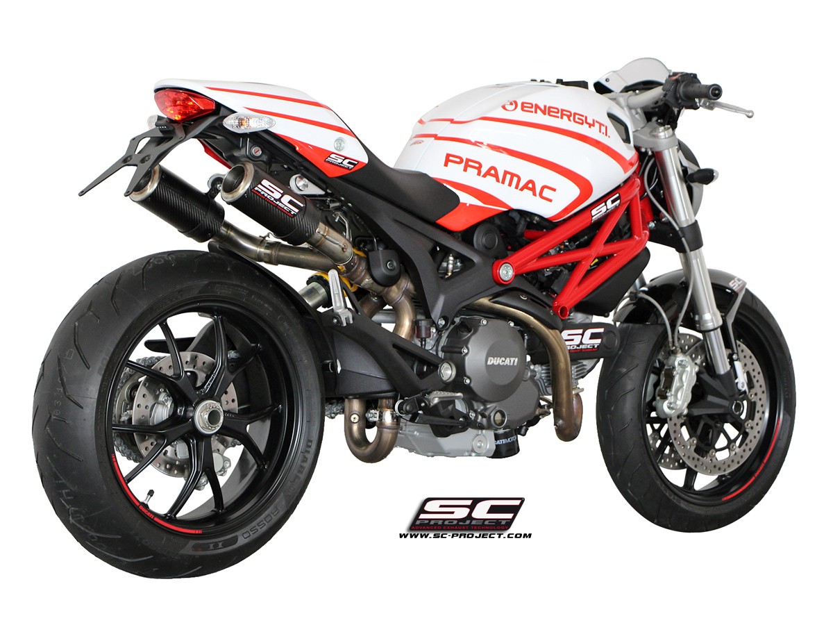 SC-Project Ducati Monster 696 / 796 / 1100 GP-Evo Slip On Exhaust