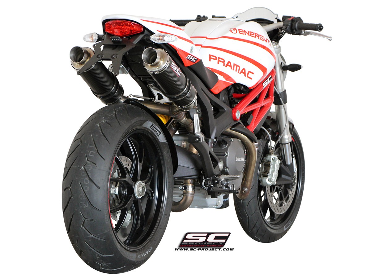 SC-Project Ducati Monster 696 / 796 / 1100 Oval Slip On Exhaust