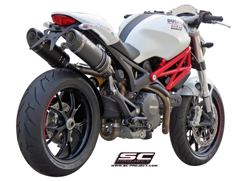 SC-Project Ducati Monster 696 / 796 / 1100 Oval Slip On Exhaust