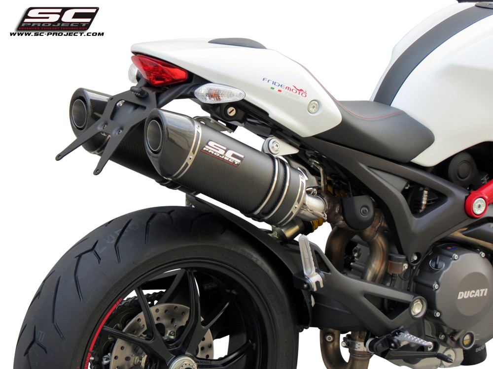 SC-Project Ducati Monster 696 / 796 / 1100 Oval Slip On Exhaust