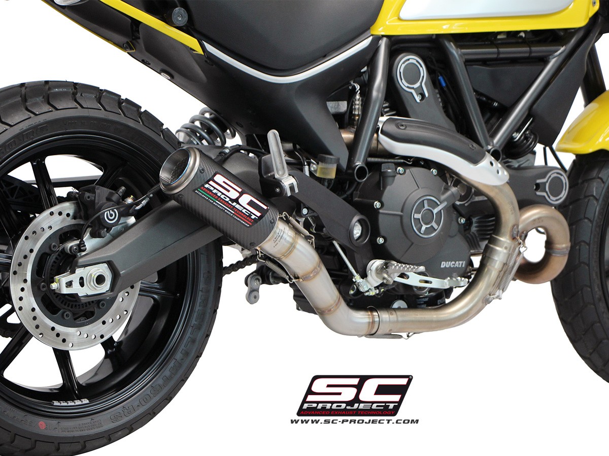 SC-Project CR-T Slip On - Ducati Scrambler 800 2015-2018