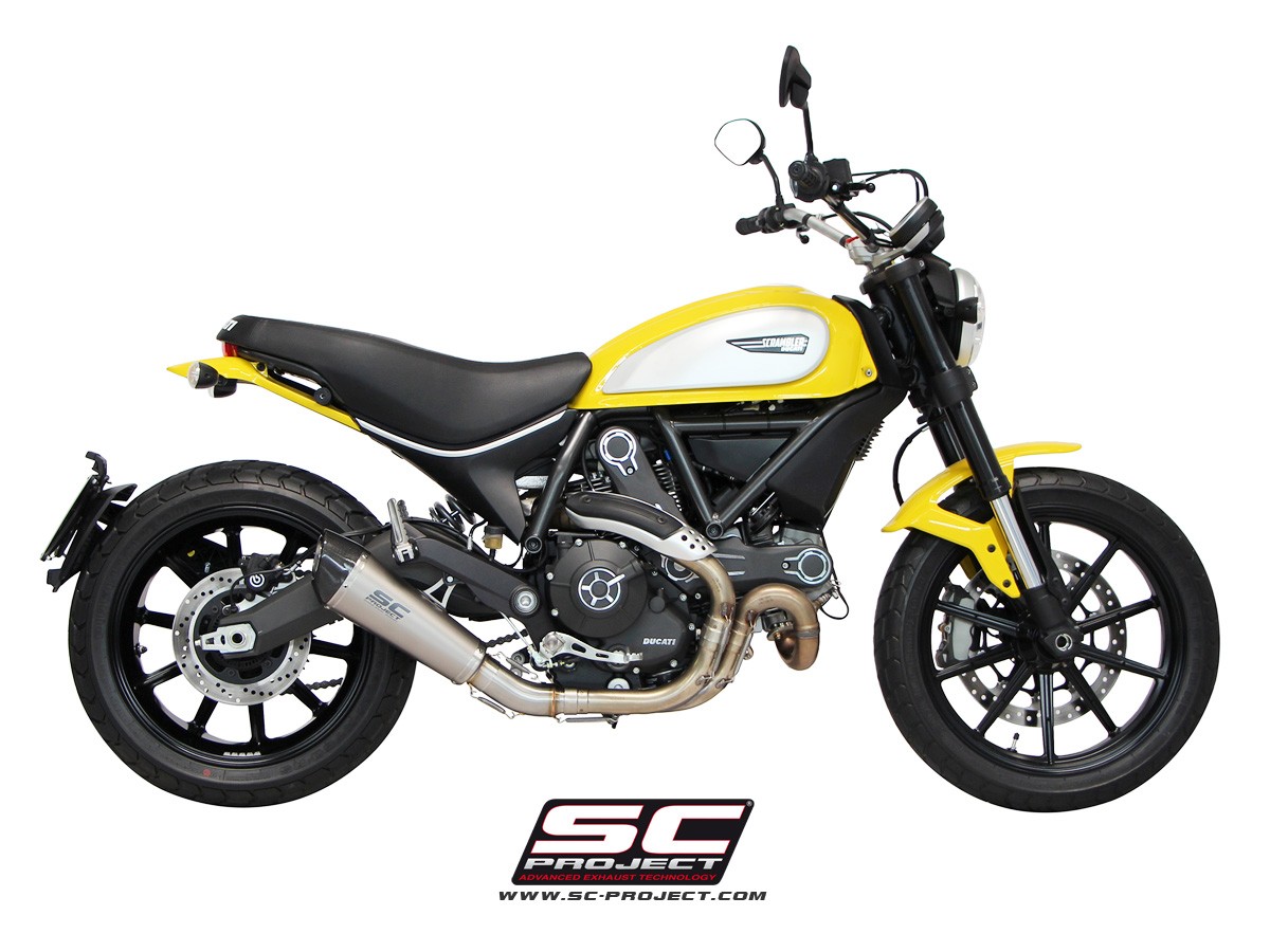 SC-Project Conic Slip On - Ducati Scrambler 800 2015-2018