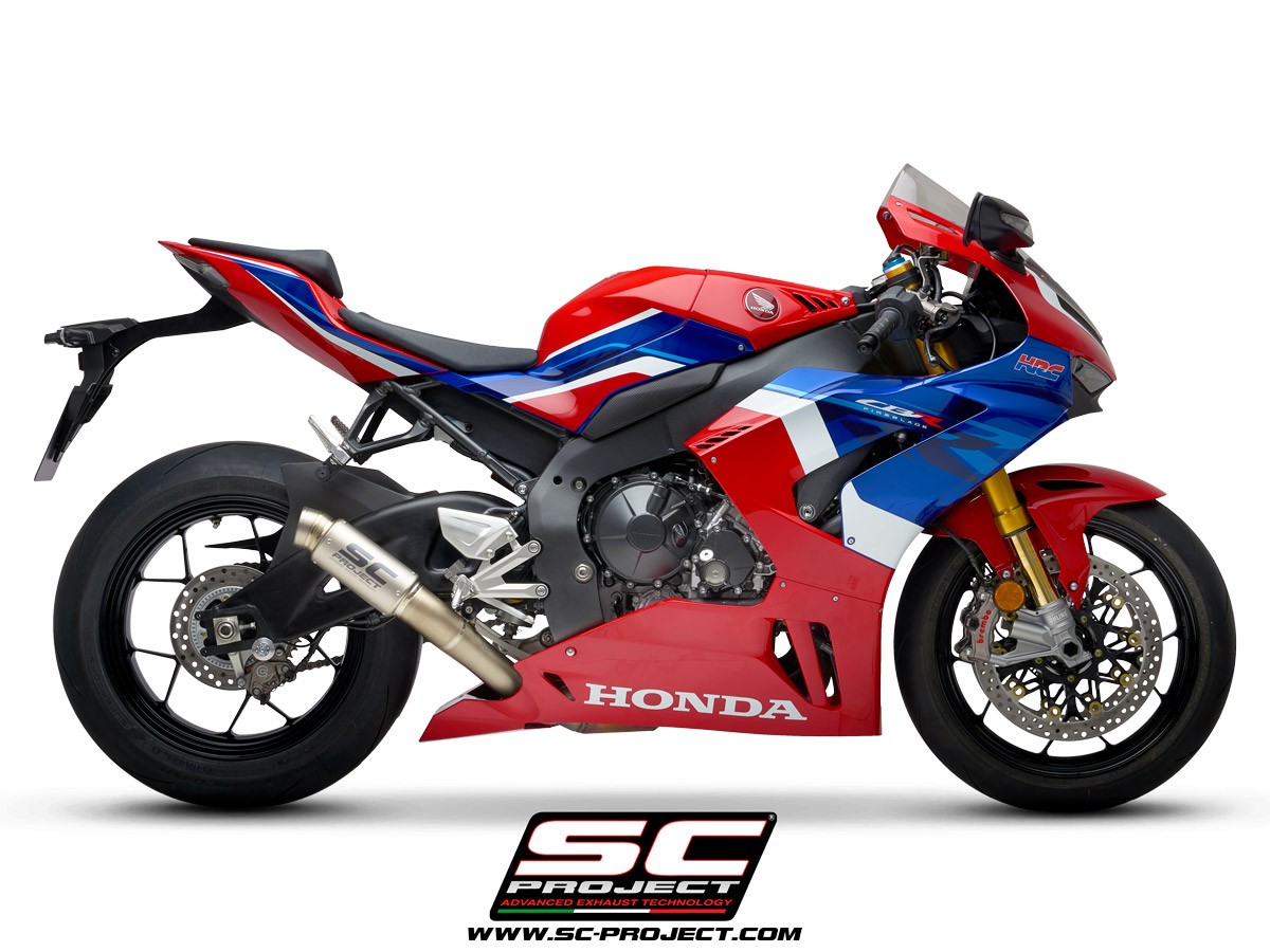 SC-Project GP70-R Slip-On Exhaust with Titanium Link Pipe | Honda CBR1000RR-R (2020-2023)