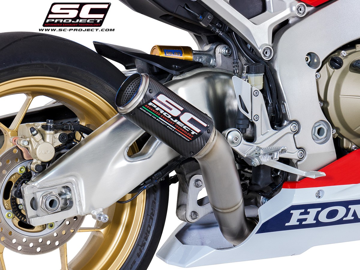 SC-Project CR-T High Mount Slip On 2017-2018 Honda CBR1000RR / SP