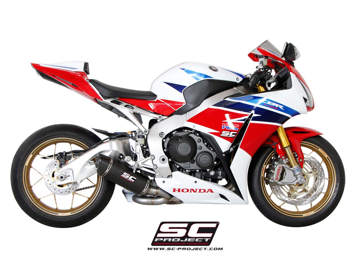 SC-Project Oval Matte Carbon Slip On 2014-2015 Honda CBR1000RR / SP (European Model Only)