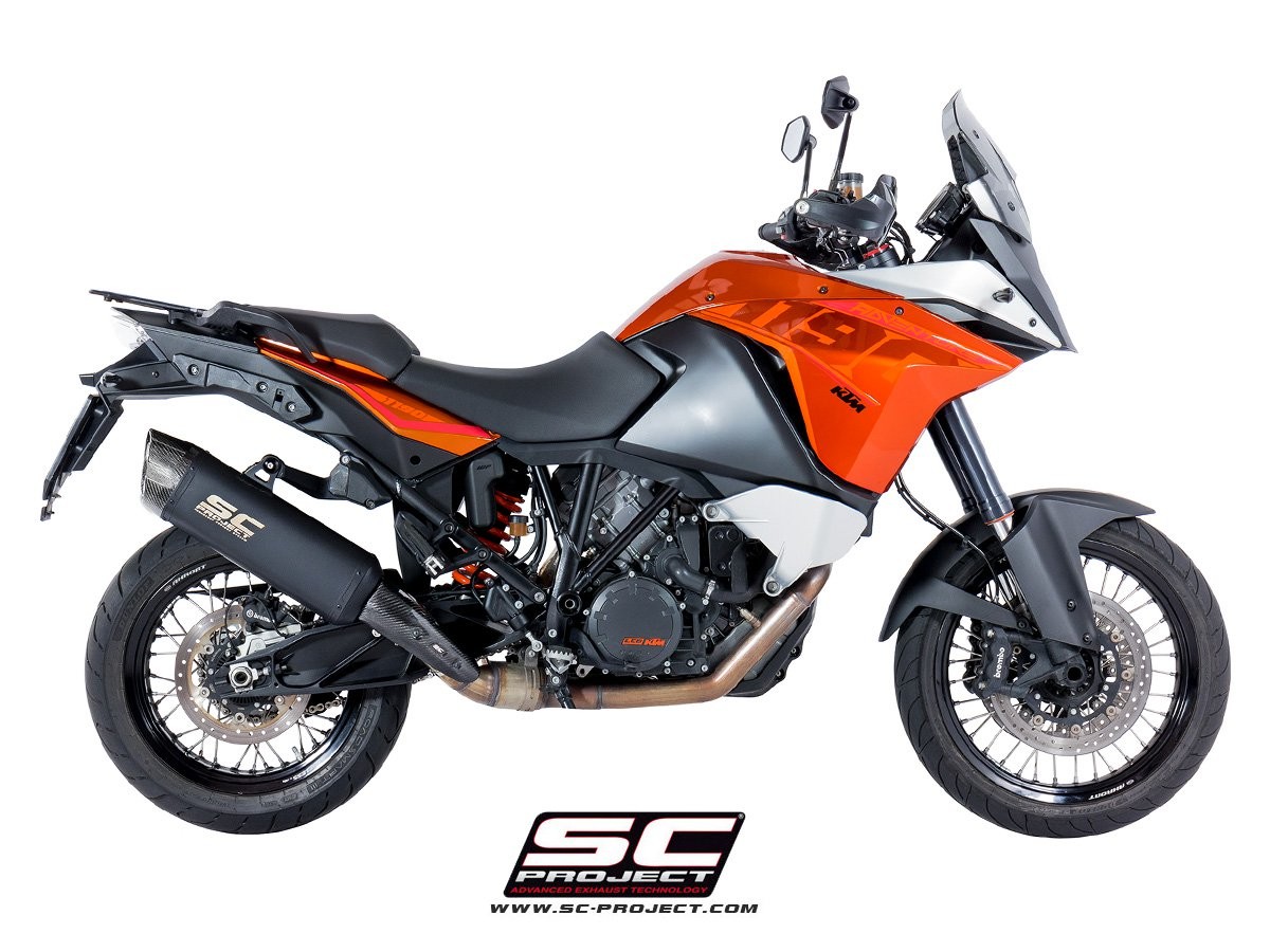 SC-Project Black Titanium Adventure Slip On - KTM 1190 Adventure R (13-16) & 1290 Super Adventure (2015-2018)