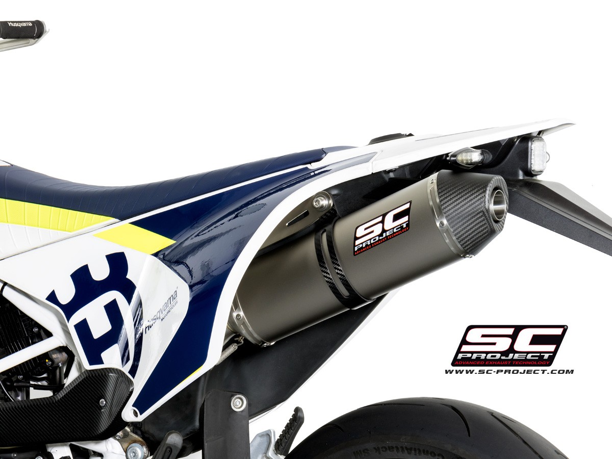 SC-Project CRS Slip On Husqvarna 701 Supermoto 2015-2016