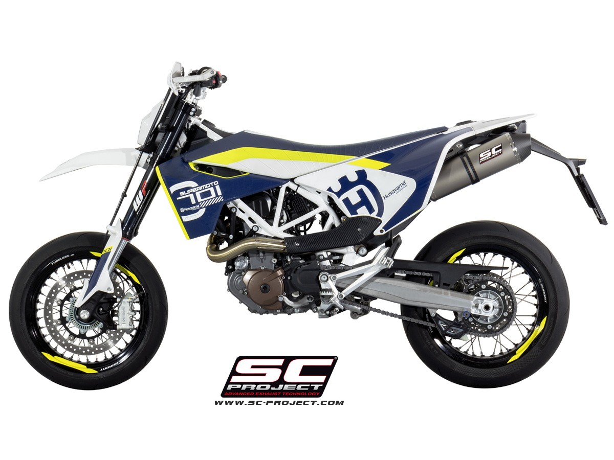 SC-Project CRS Slip On Husqvarna 701 Supermoto 2015-2016