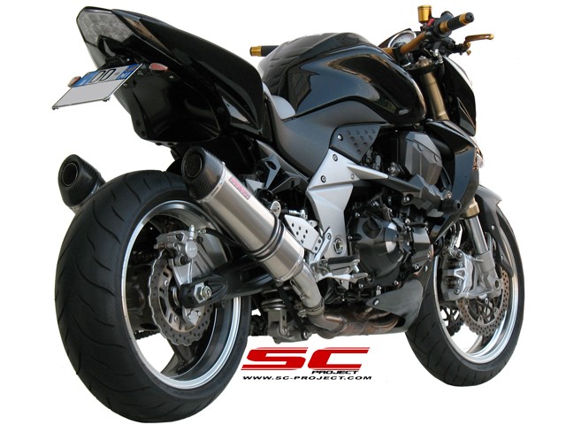 SC-Project Oval Slip Ons - Kawasaki Z1000 2007-2009