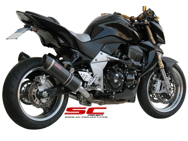 SC-Project Oval Slip Ons - Kawasaki Z1000 2007-2009