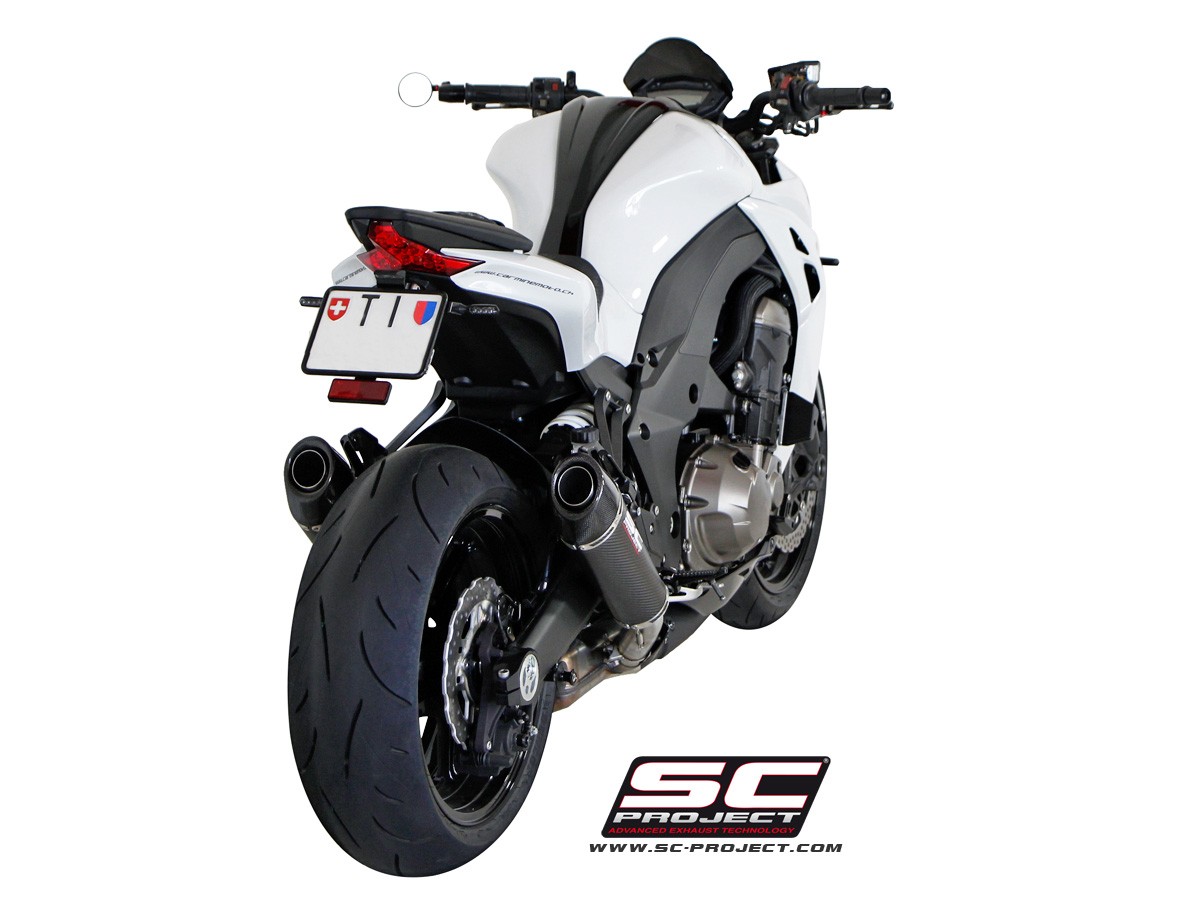 SC-Project Conic Slip Ons - Kawasaki Z1000 2014-2016