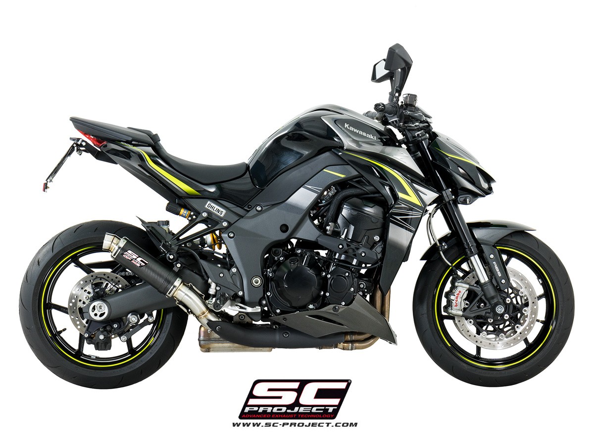 SC-Project GP M2 Slip Ons - Kawasaki Z1000 2017-2018