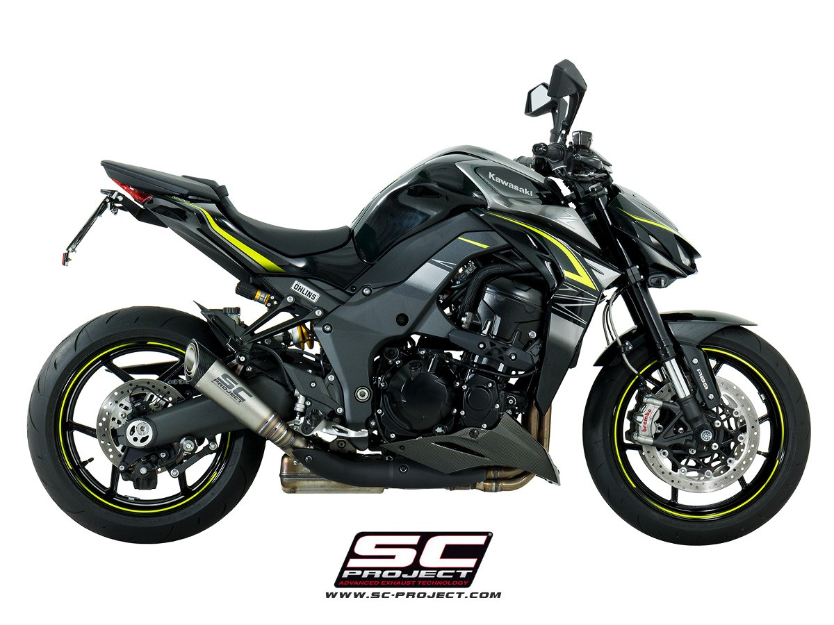 SC-Project S1 Slip Ons - Kawasaki Z1000 2017-2018