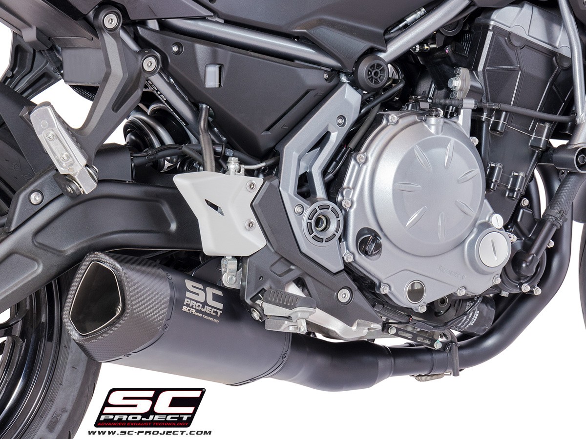 SC-Project Black Edition SC1-R Full System - Kawasaki Z650 2017-2018