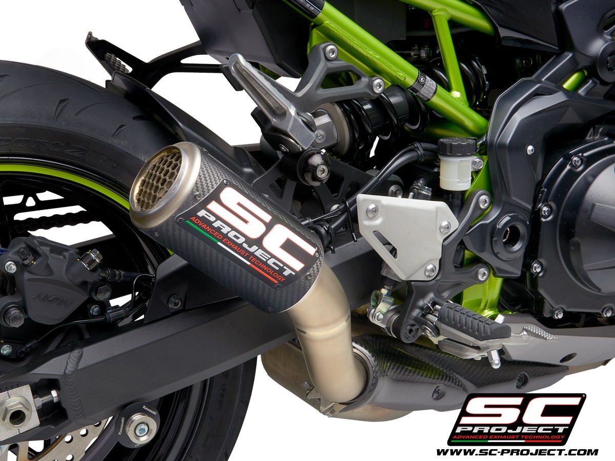 SC-Project CR-T Slip On Exhaust - Kawasaki Z900 2020 - 2022