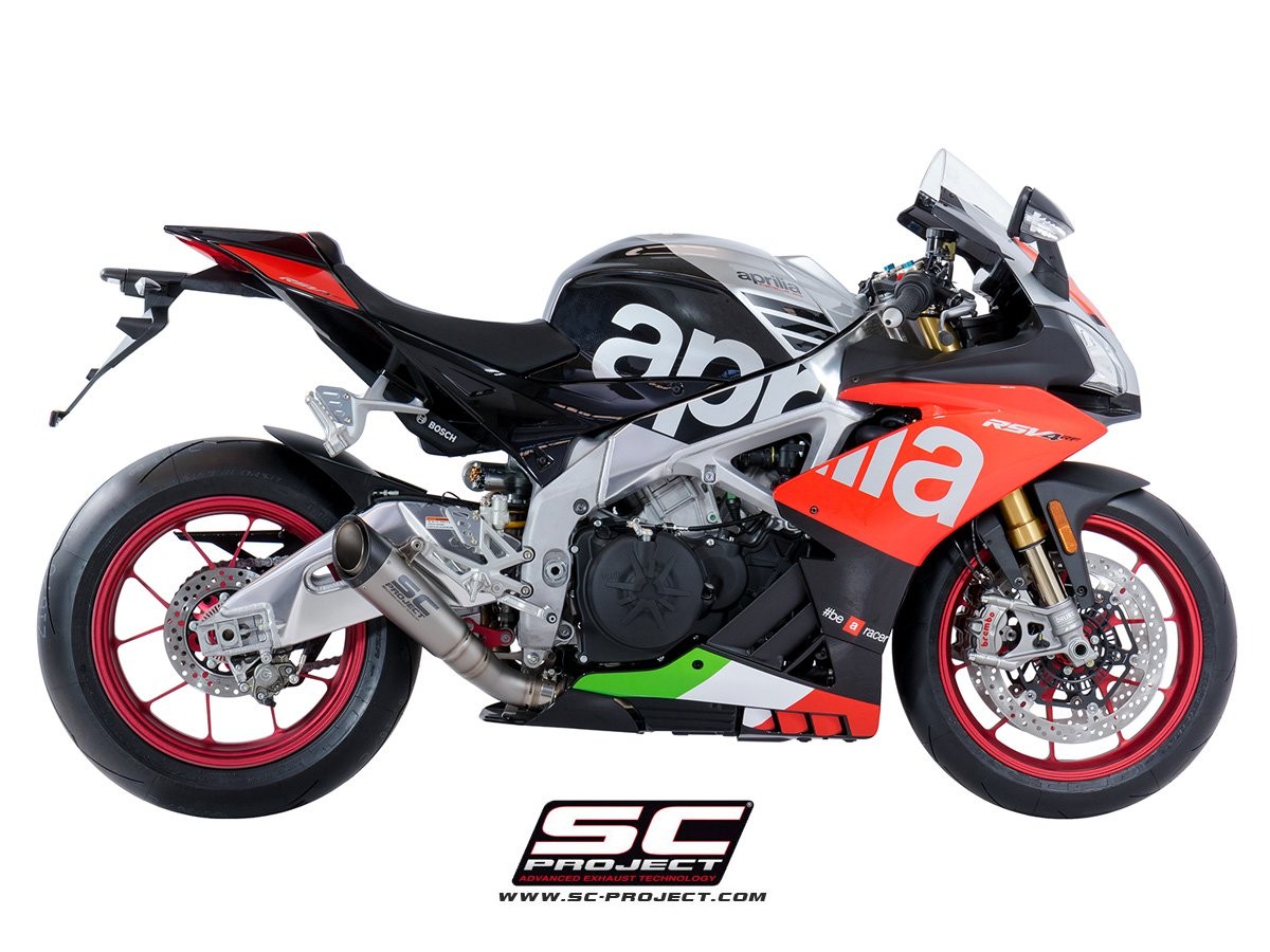 SC-Project S1 Low Mount Slip-on - Aprilia RSV4 RR/RF - Tuono V4 1100/Factory (2017-2020)